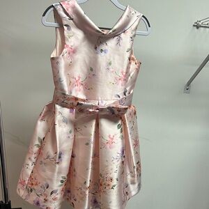 Floral Pink Kids Dress